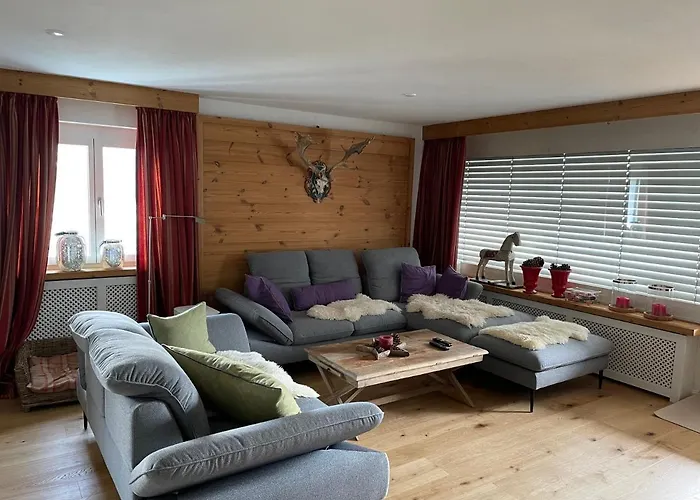 Apartmán Cosy Palueda In Davos-dorf With A Breathtaking View *