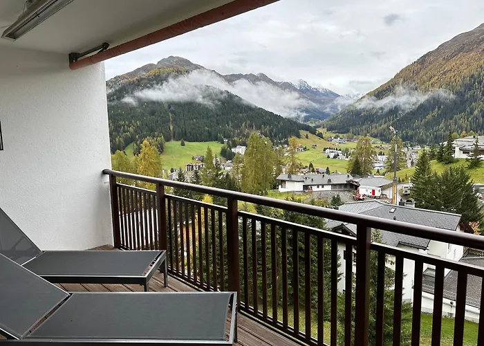 Cosy Palueda In Davos-dorf With A Breathtaking View *